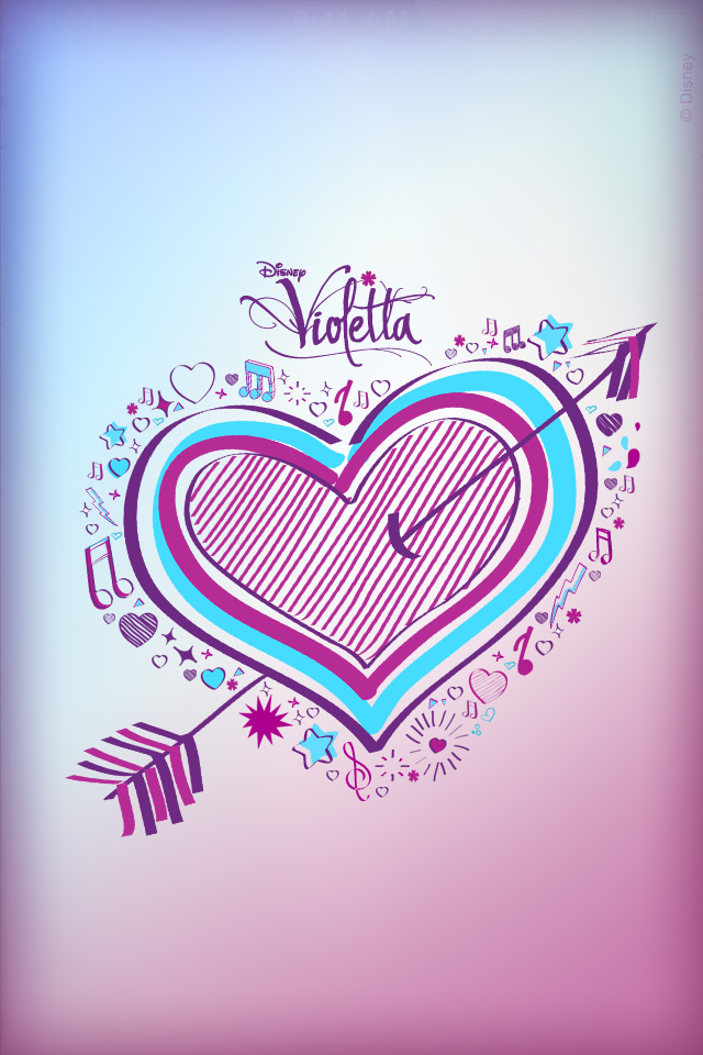 Violetta Heart Ipod Wallpaper Photo