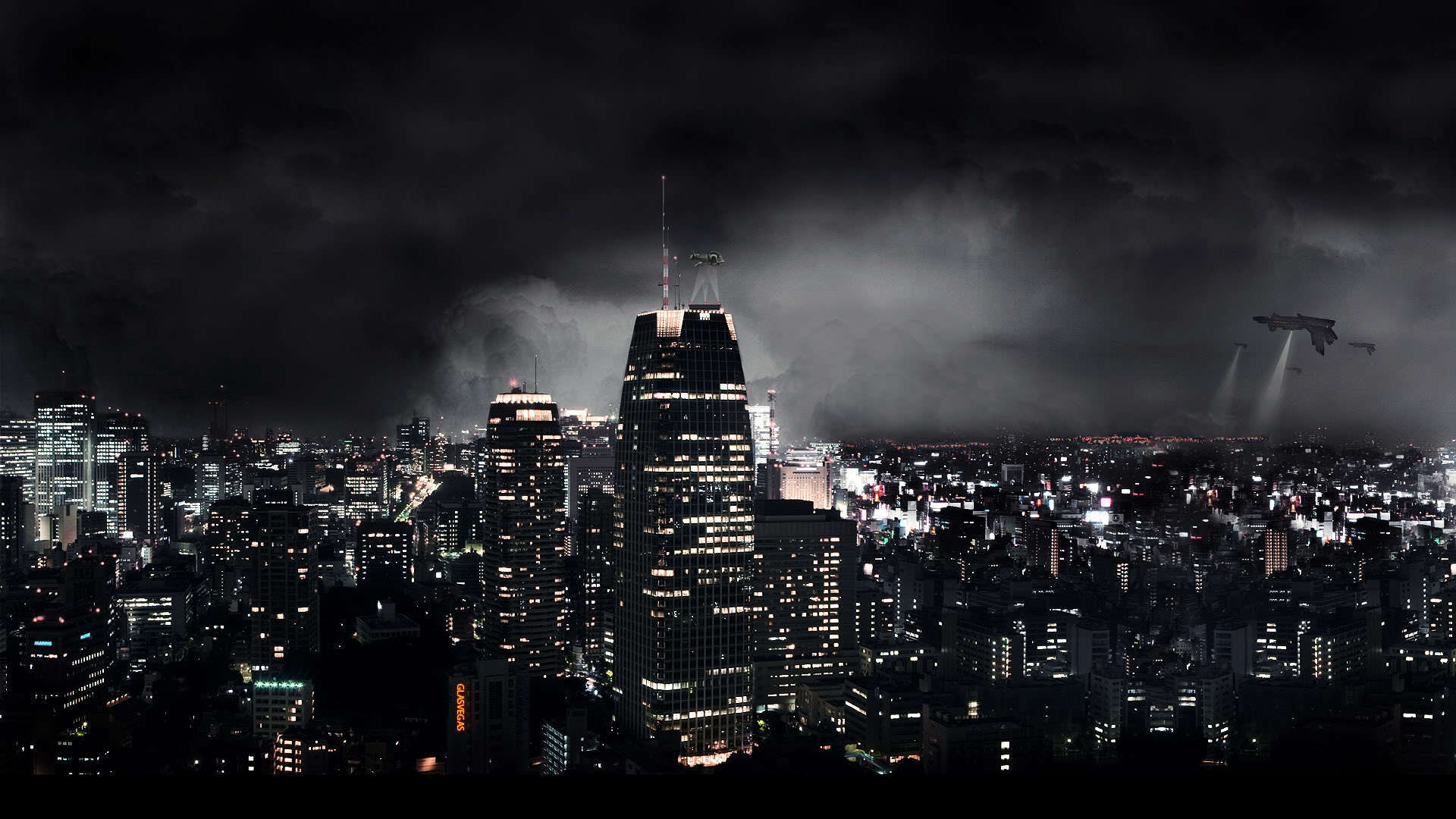 The Big City In Sci Fi HD Wallpaper