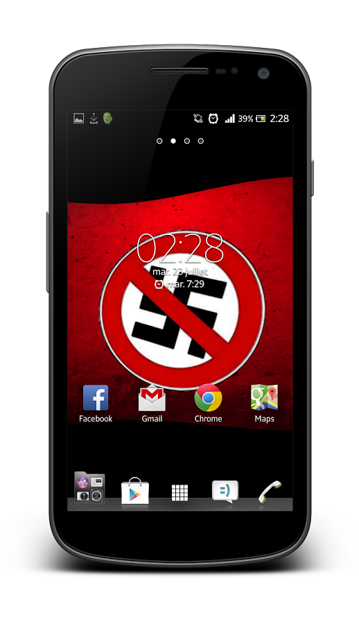Anti Nazi Flag Live Wallpaper Screenshot