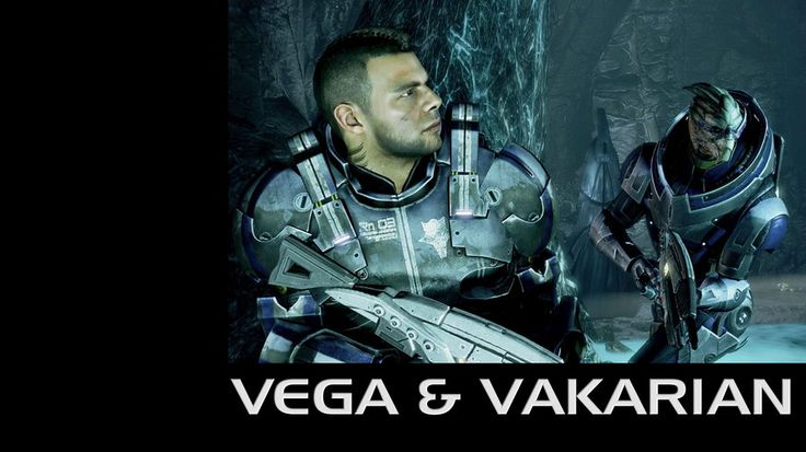 Vega And Vakarian Mass Effect Wallpaper By Lelafeyn