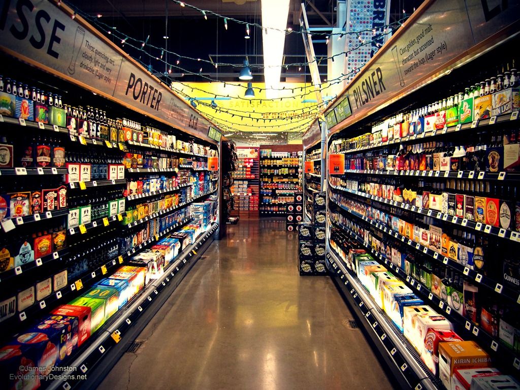 Grocery Store Wallpaper