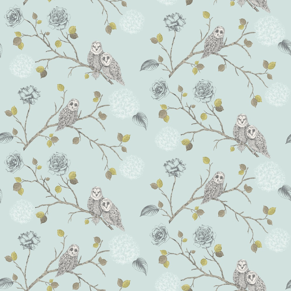 Home Wallpaper Arthouse Night Owl Floral Pattern