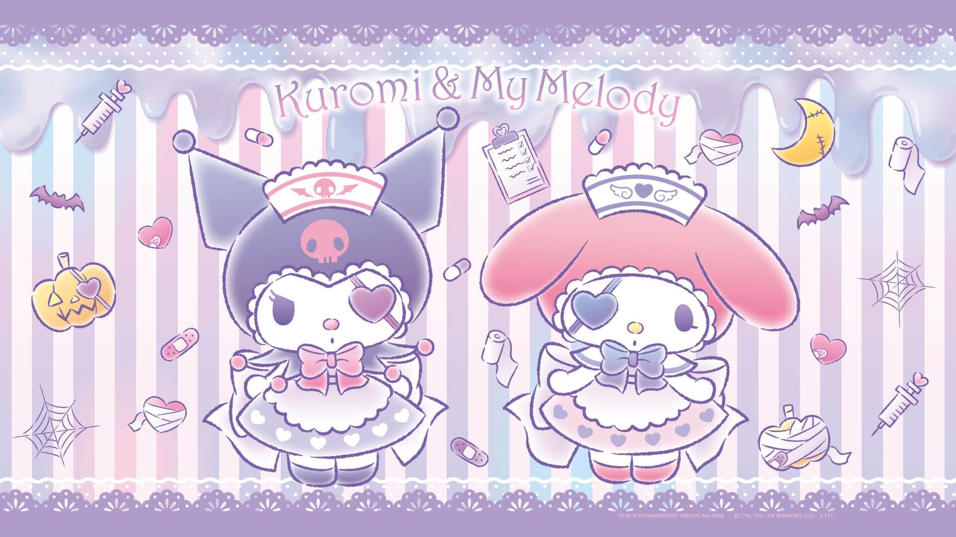 Kuromi et Melody Sanrio wallpaper My melody