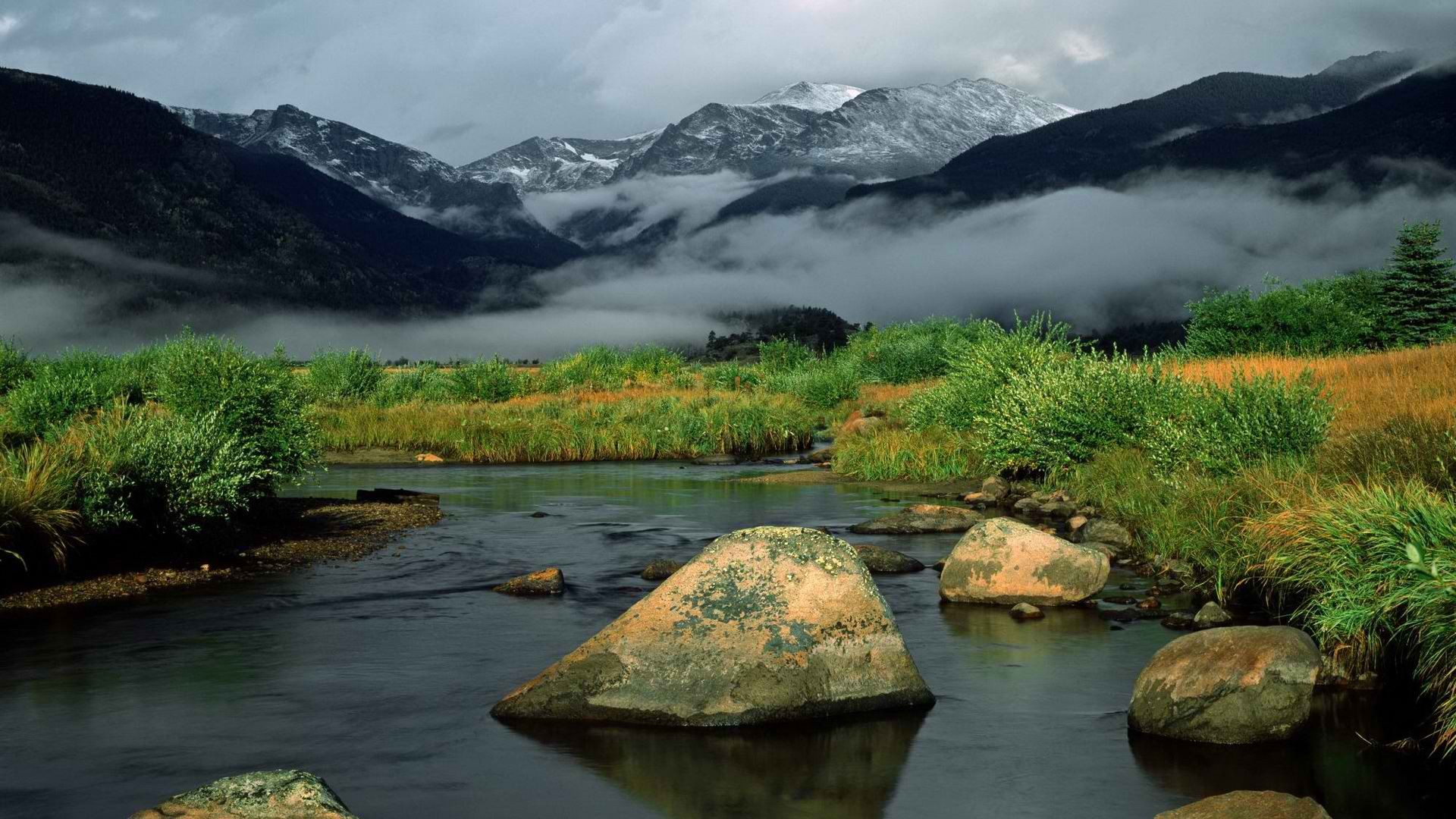 Mountain Stream In Colorado Wallpaper