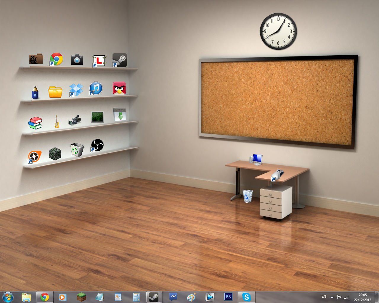 49 Desk And Shelves Desktop Wallpaper On Wallpapersafari