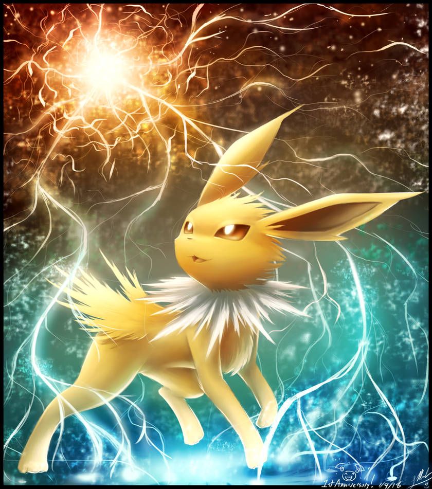 Jolteon By Shupamikey Wallpaper