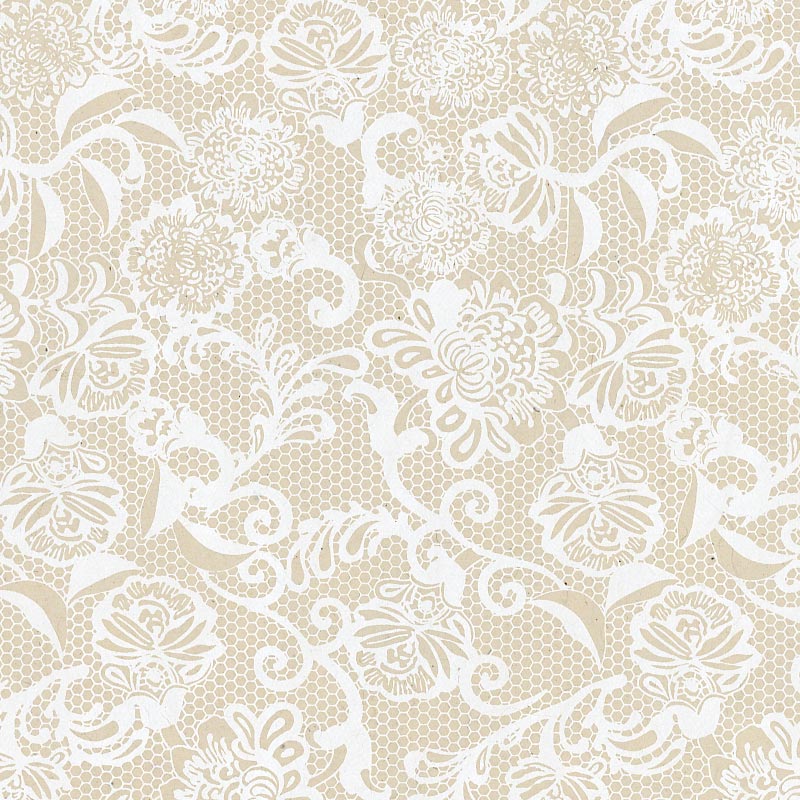 Free Download Classic Prints Spanish Lace Print Lokta Paper White On 