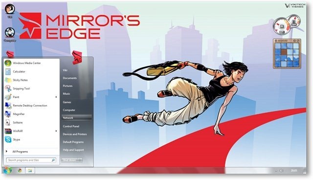 Windows Themes Mirror S Edge Theme For Game