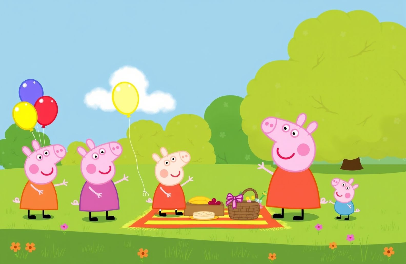 Peppa Pig Hd Wallpaper