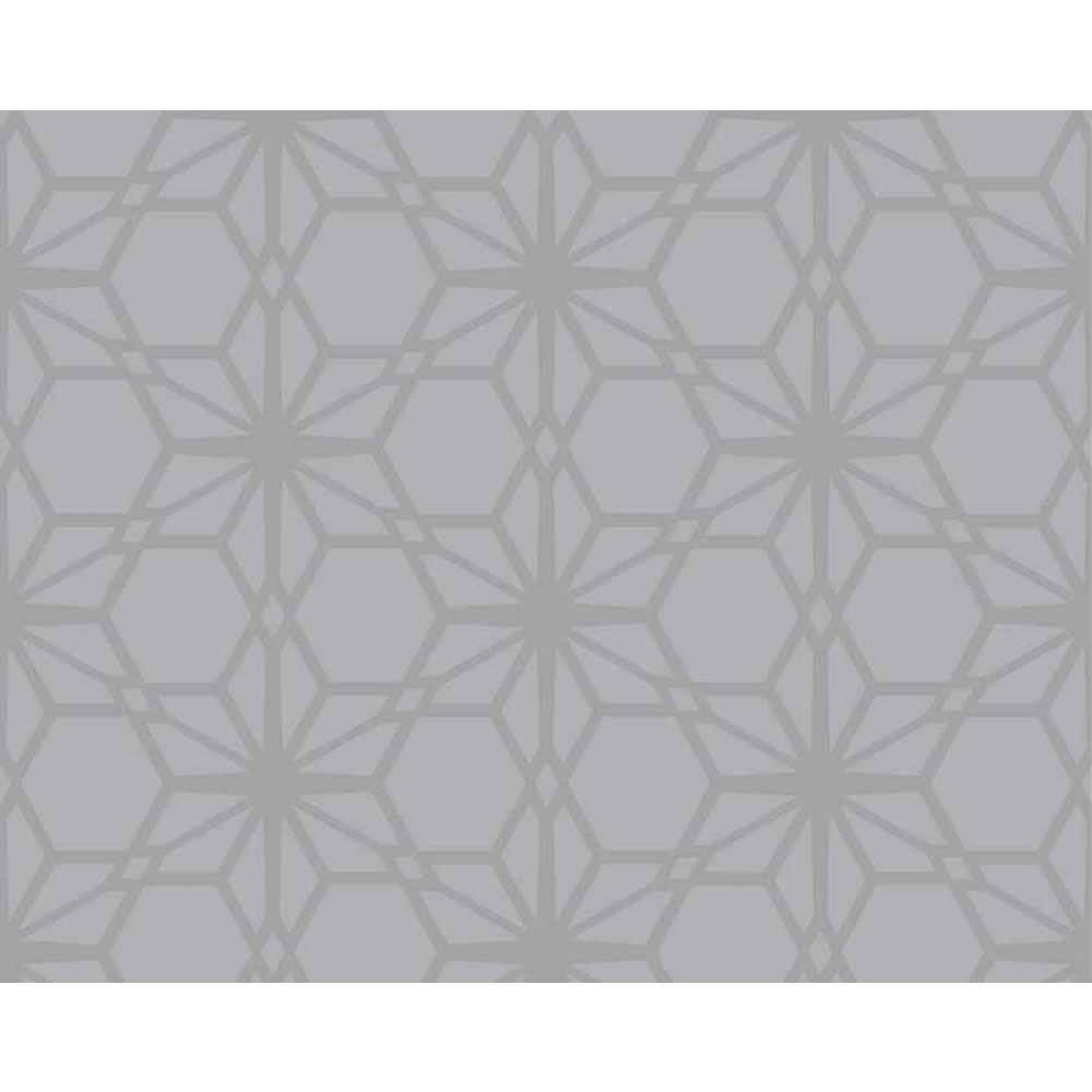 Wilko Star Flower Grey Wallpaper At