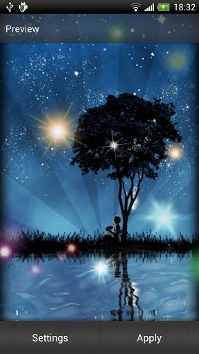 Starry Night Live Wallpaper App For Android By