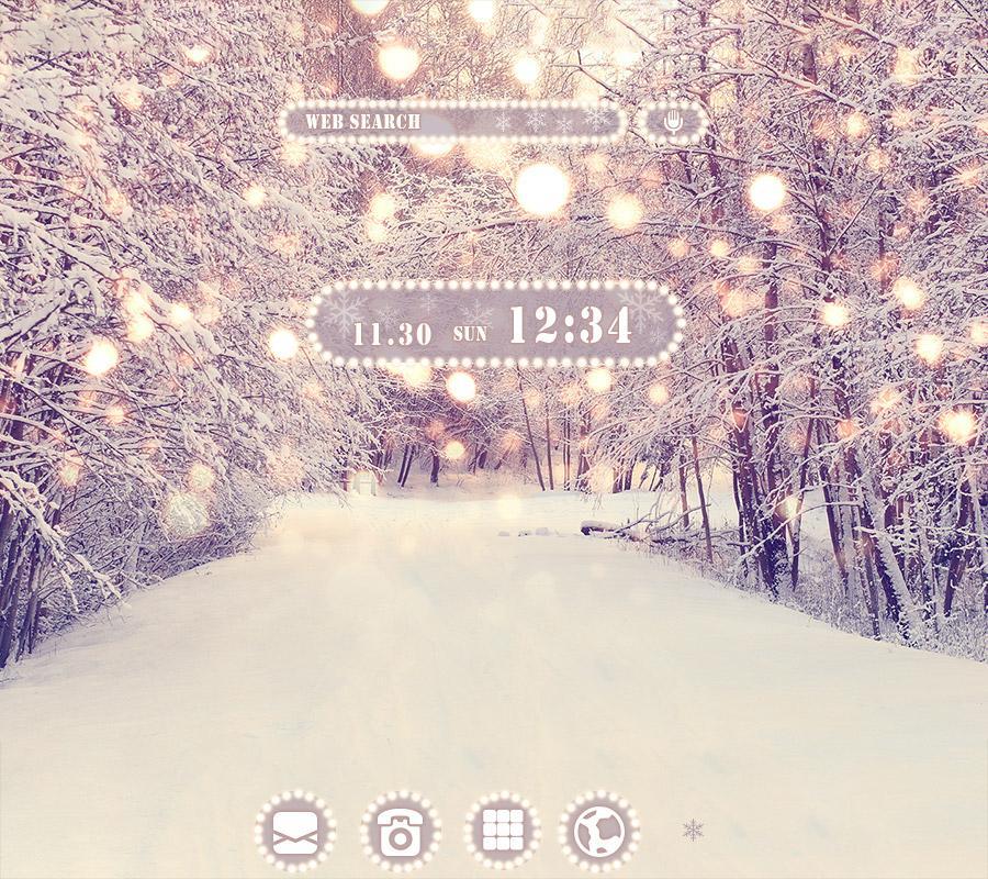 Beutiful Wallpaper Winter Road Theme For Android Apk