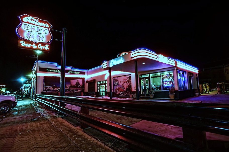 Route Diner Wallpaper