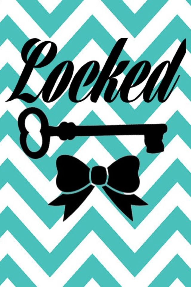 Screen Background Wallpaper iPhone Chevron Teal Bow Key