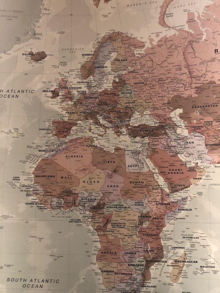 Europe Africa World Map Wallpaper iPhone