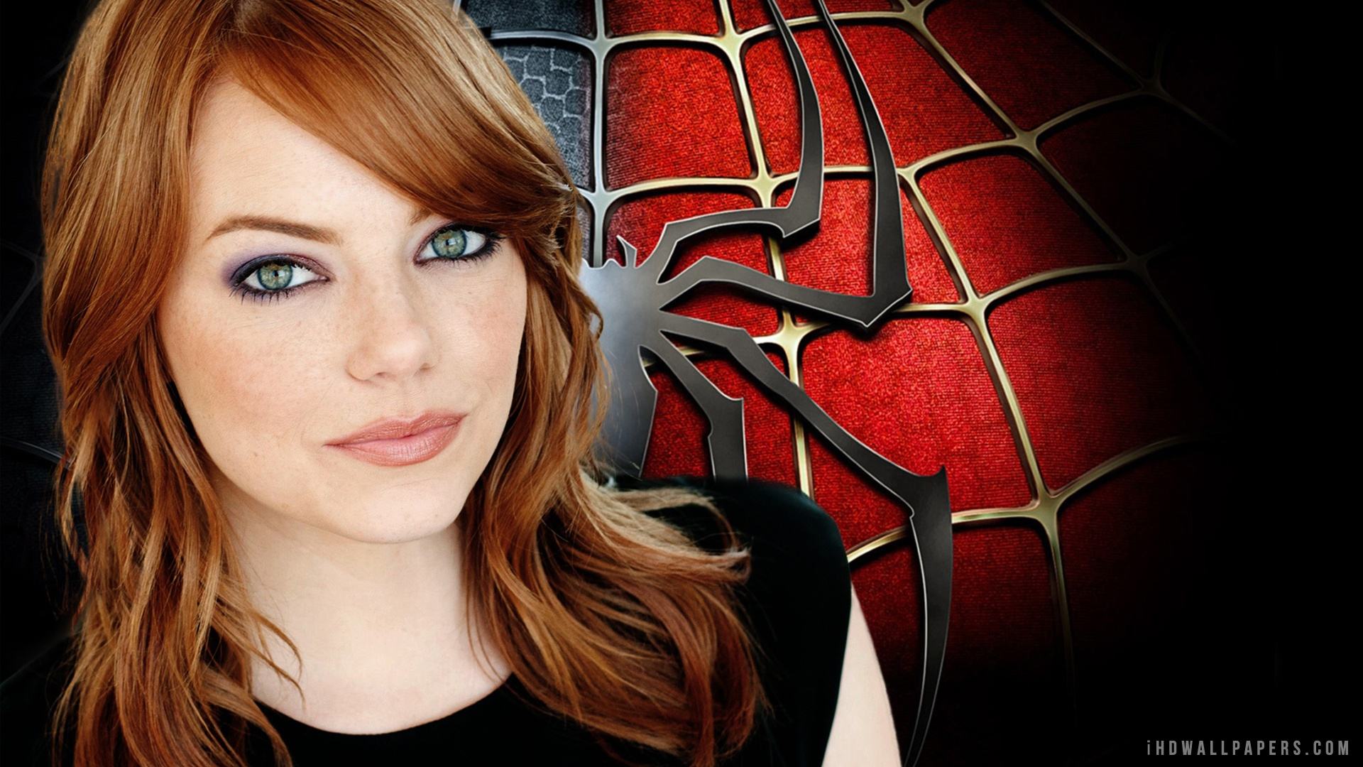 Wallpaper Background Description Emma Stone Spider Man Actress