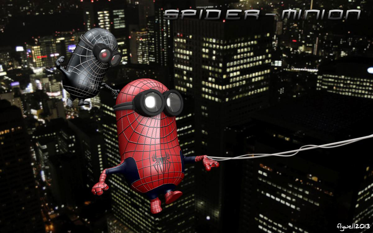 Spiderman Minion Despicable Me Wallpaper Desktop Background