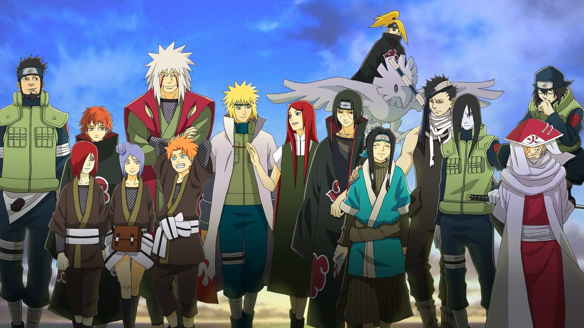 Naruto Characters Mix Of