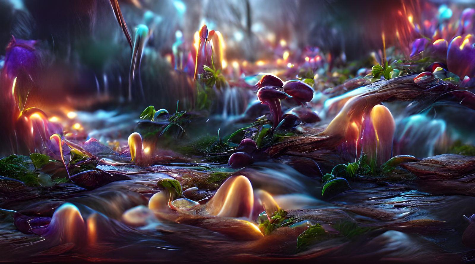 Free download Mystical Forest AI Generated Artwork NightCafe