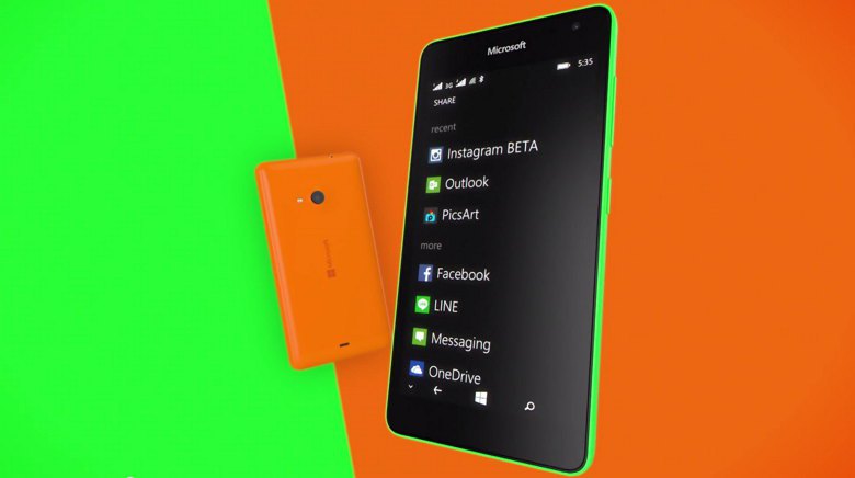 This Is The Lumia First Microsoft S Branded Smartphone