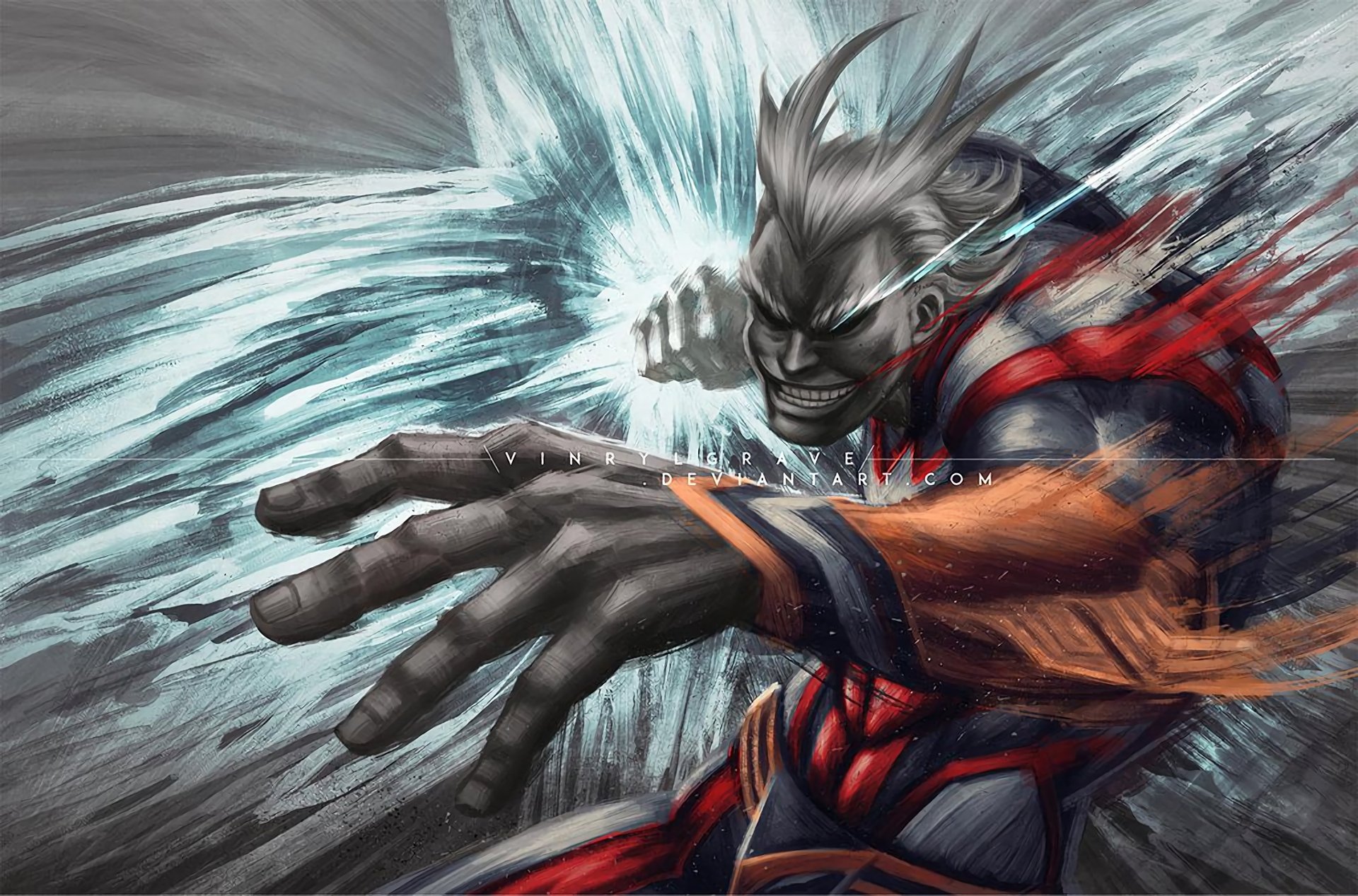 Dynamic All Might HD Wallpaper