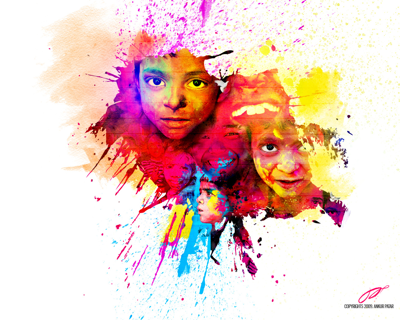 Happy Holi HD Wallpaper