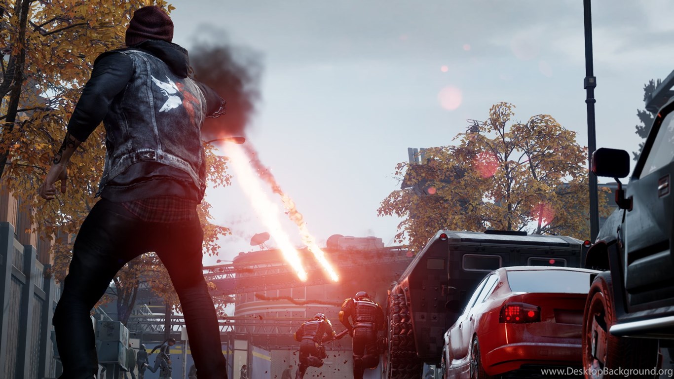 Wallpaper Ghostrobo Infamous Second Son Desktop Background