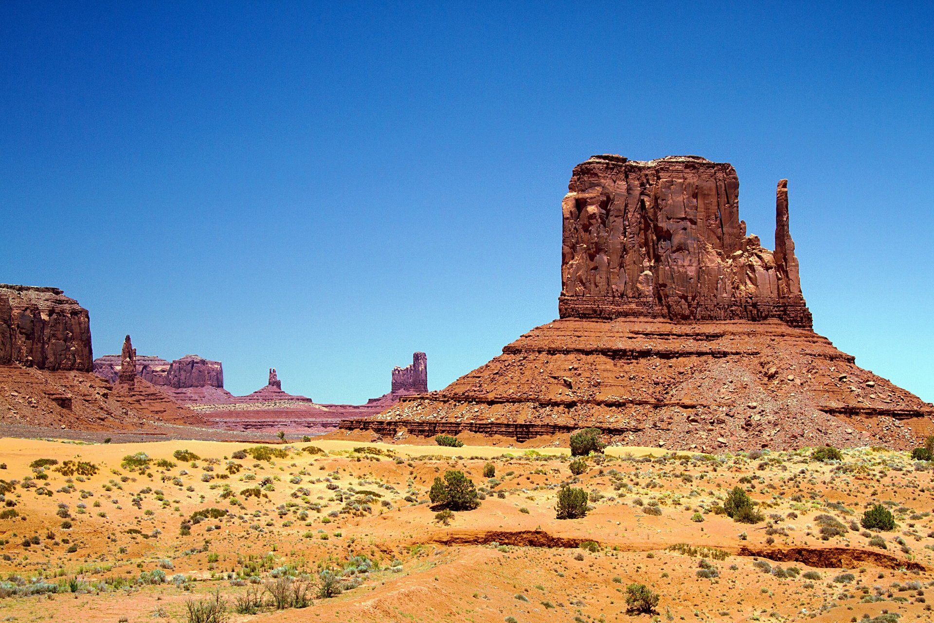 Usa Landscape Nature Desert Monument Valley 4k Ultra HD Wallpaper