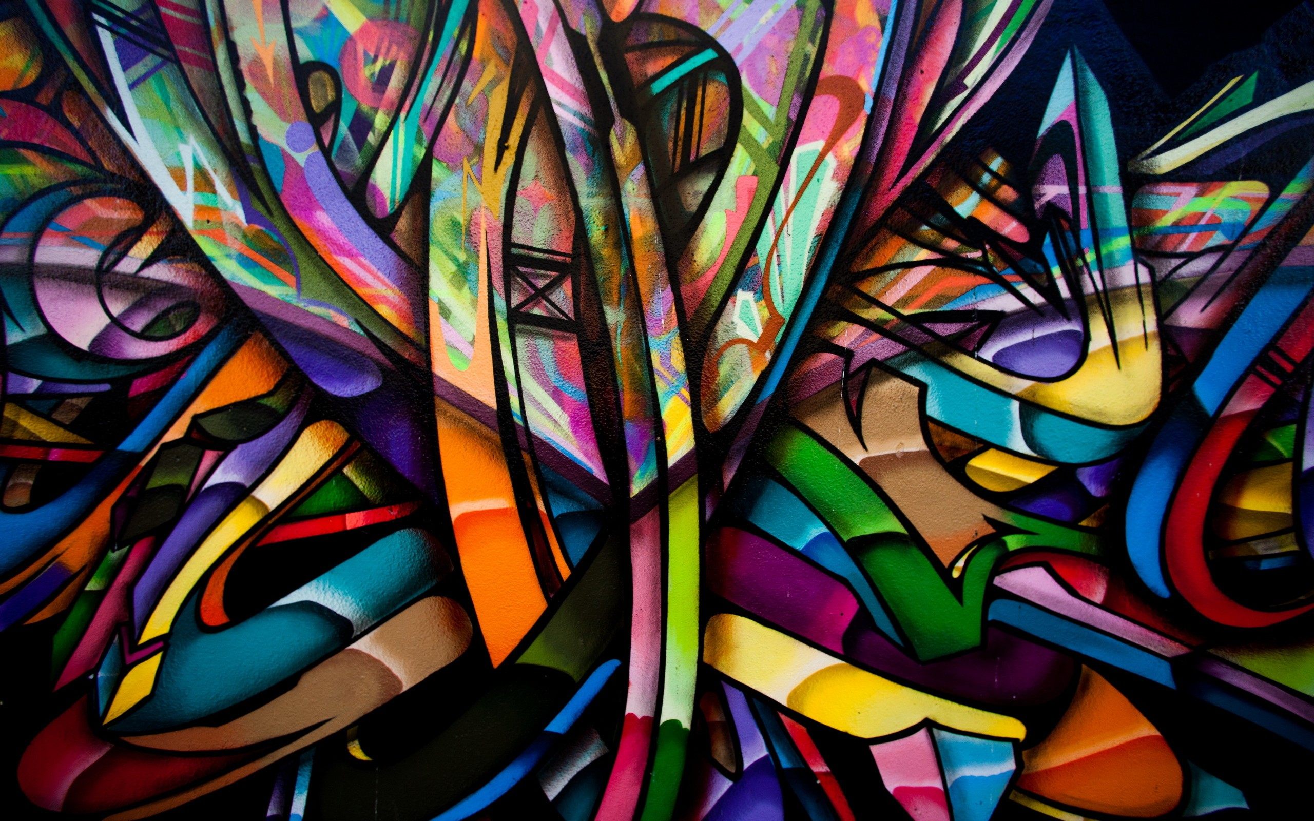 Graffiti Colors Background Wallpaper For Desktop Download