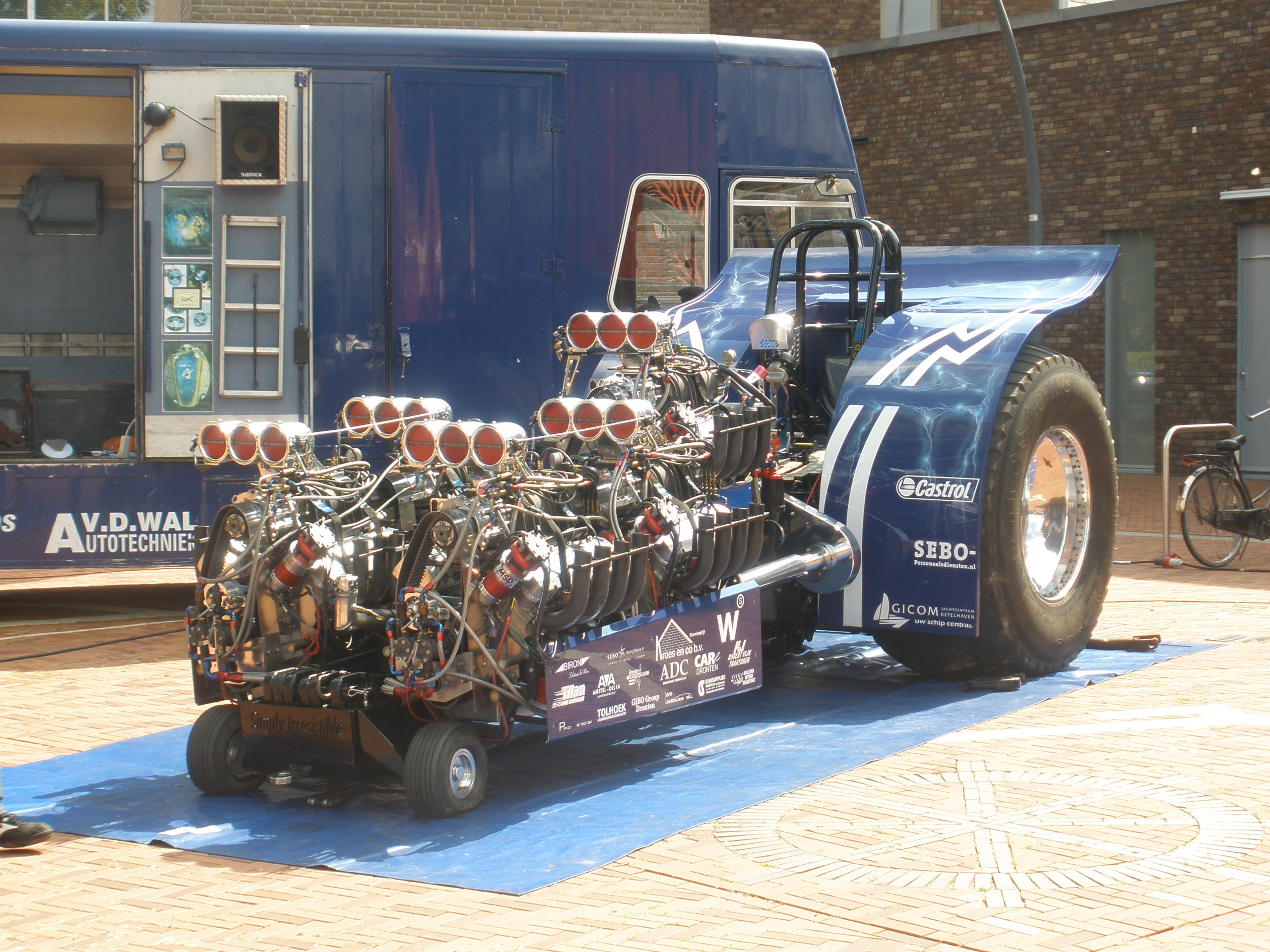 TRACTOR PULLING race racing hot rod rods tractor engine r wallpaper 2560x1920