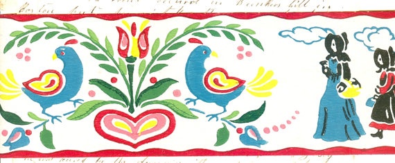 Pa Dutch Design Wallpaper Quilts Textiles Patterns