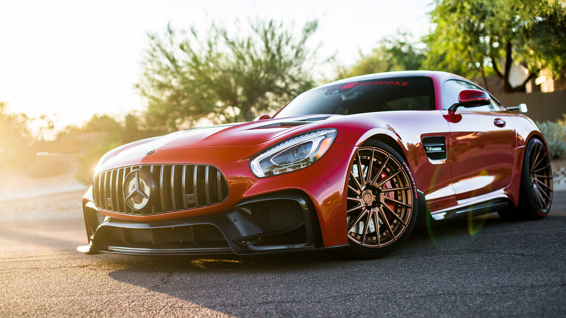 Red Darwin Pro Mercedes Amg Gts Wallpaper