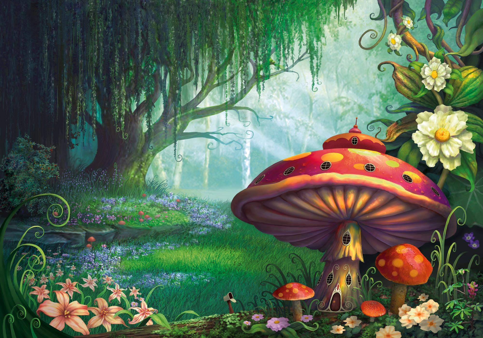 Artistic Fantasy Flower Forest House