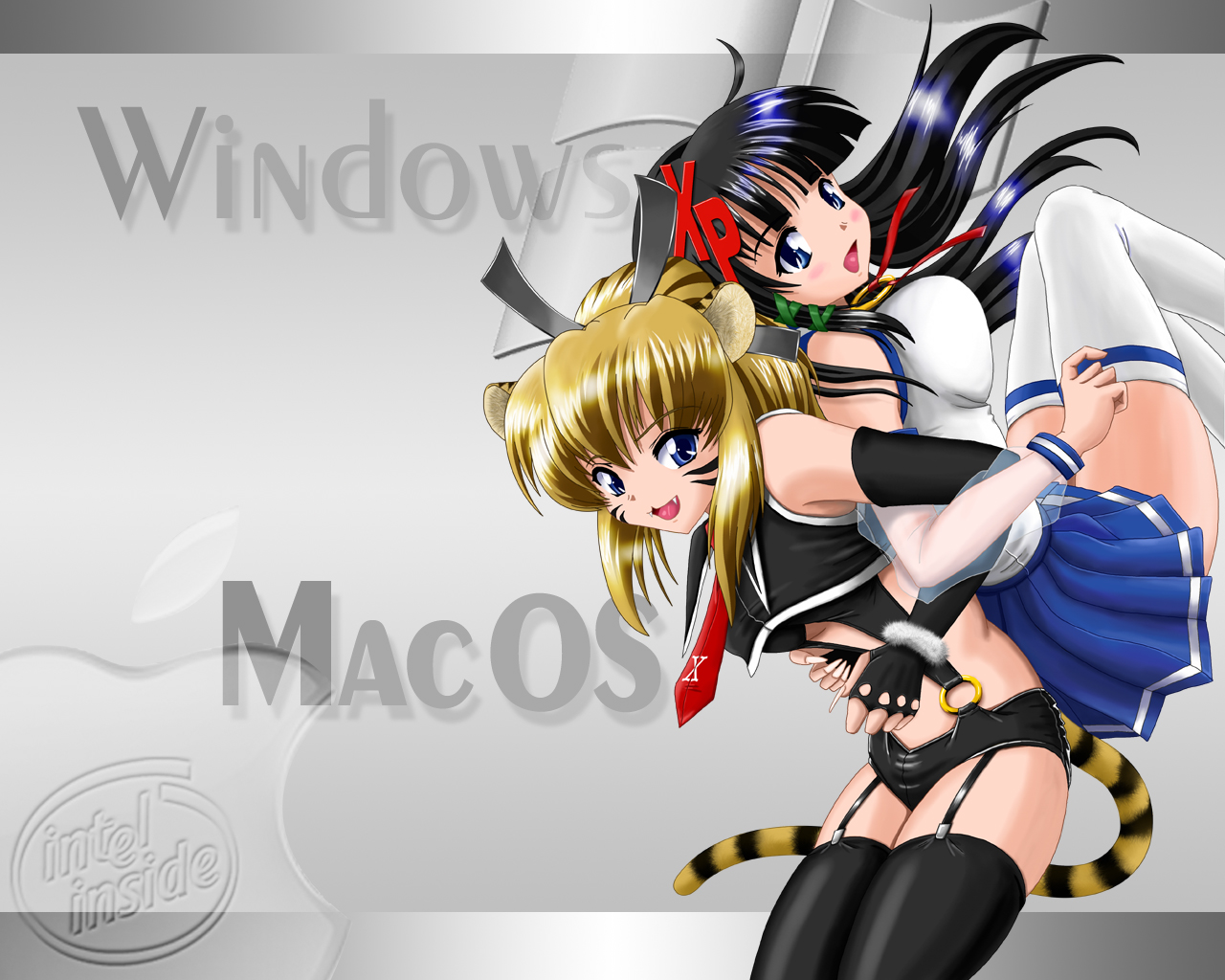 Anime Windows Girl Wallpaper