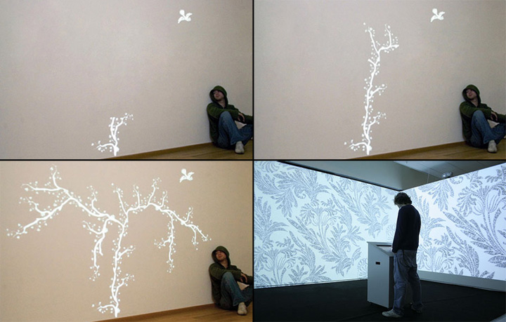httpdornobcomon and off light up wallpaper illuminates interior
