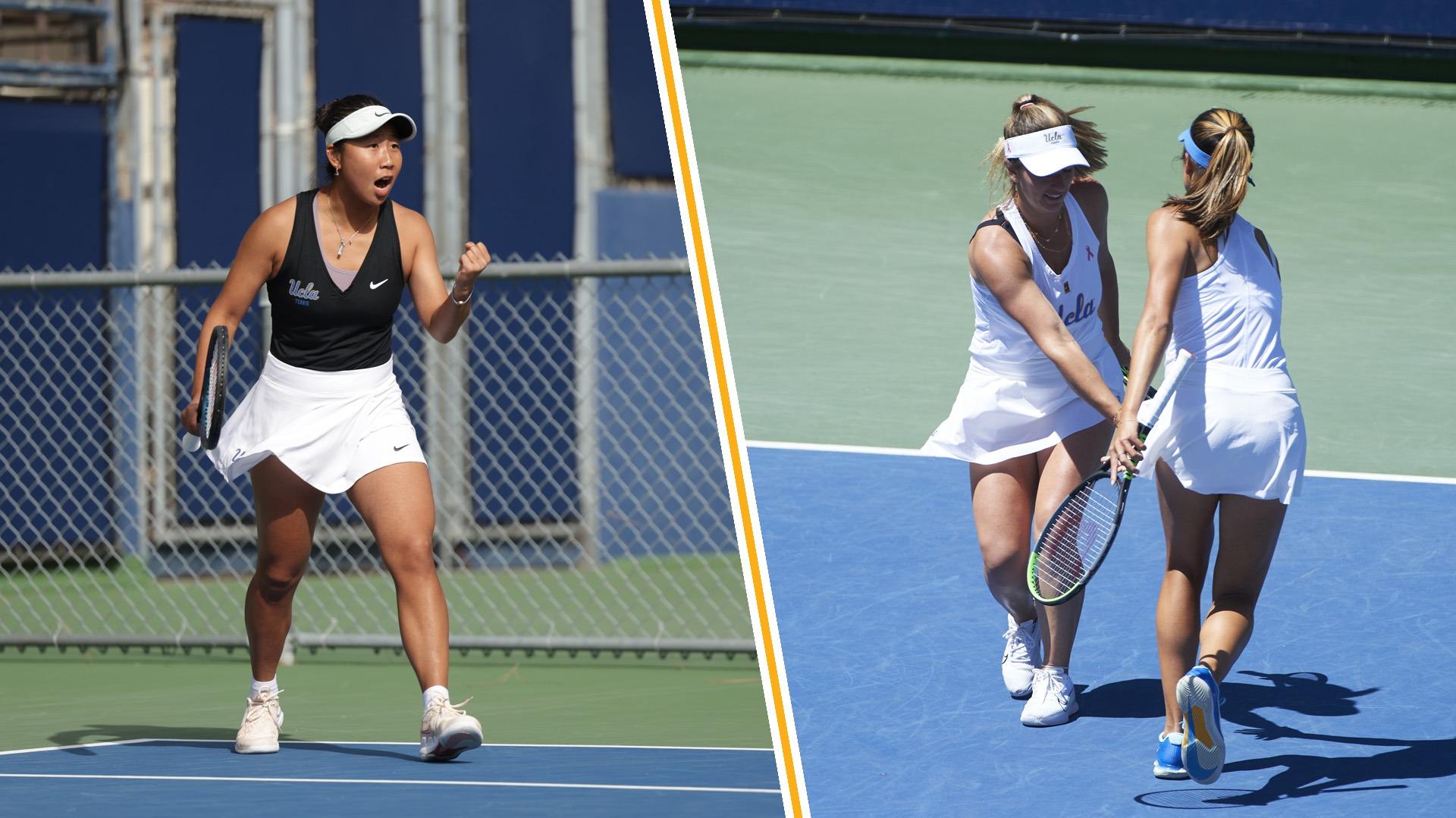 NCAA Individuals Opponents Announced for Womens Tennis Trio   UCLA