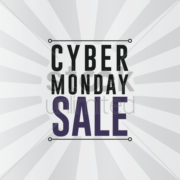 Cyber monday sale wallpaper Vector Clipart   1613176 StockUnlimited