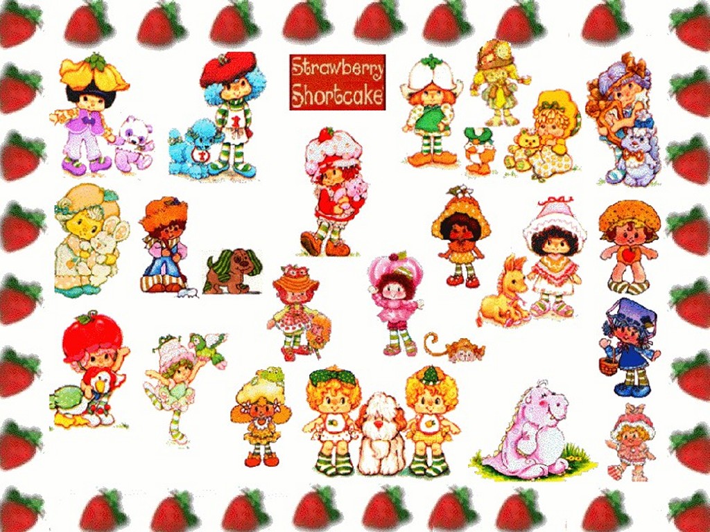 strawberry shortcake characters 1980s
