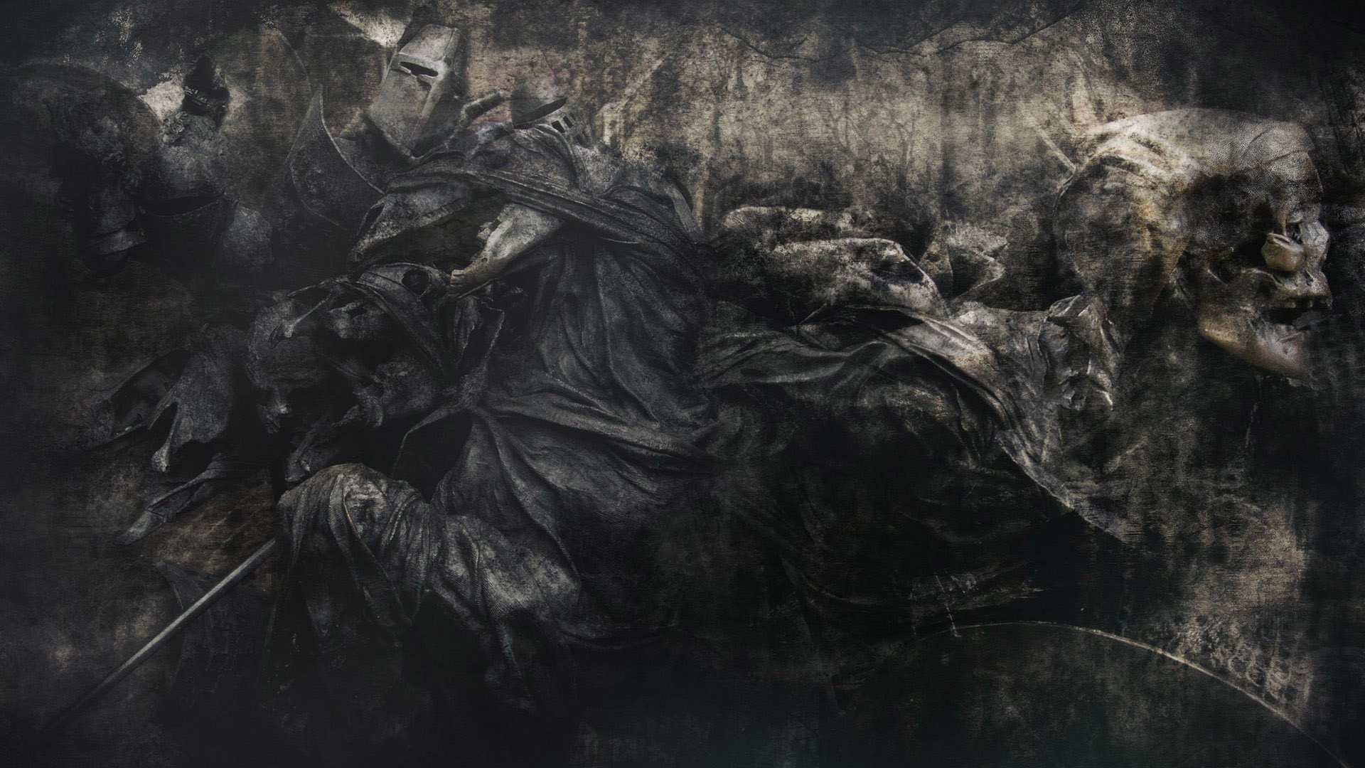 Reaper Grim Horror Dead Death Gothic Wallpaper