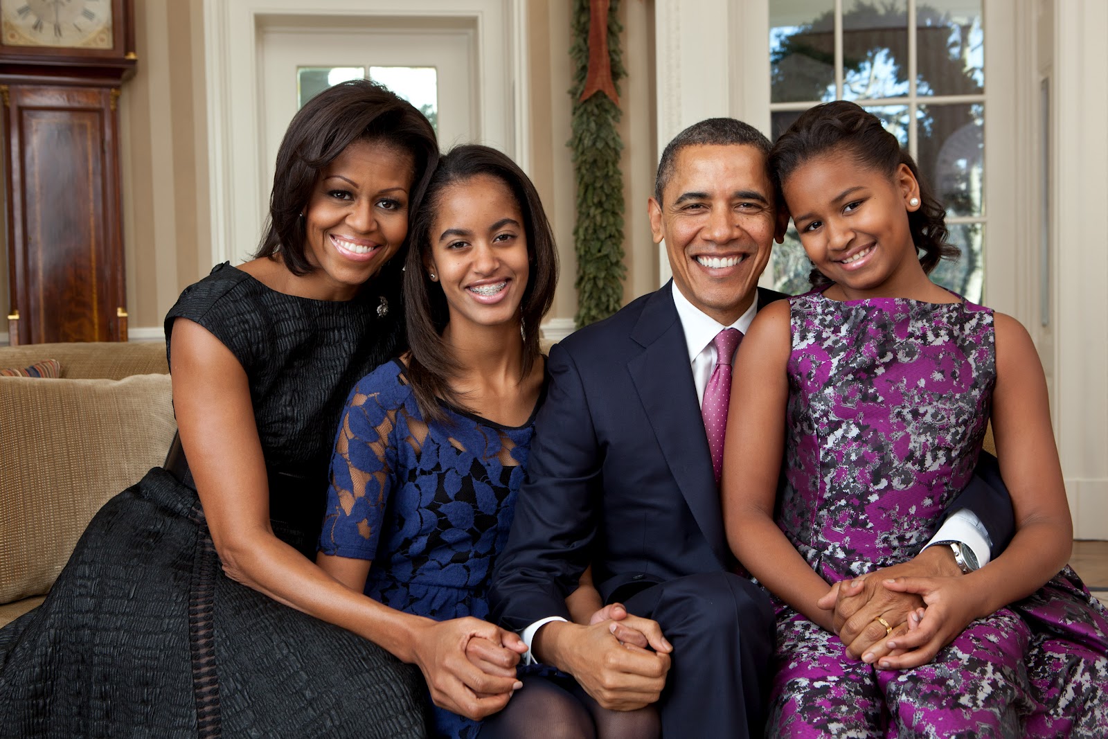 Obama His Family HD Wallpaper Photos In High Quality