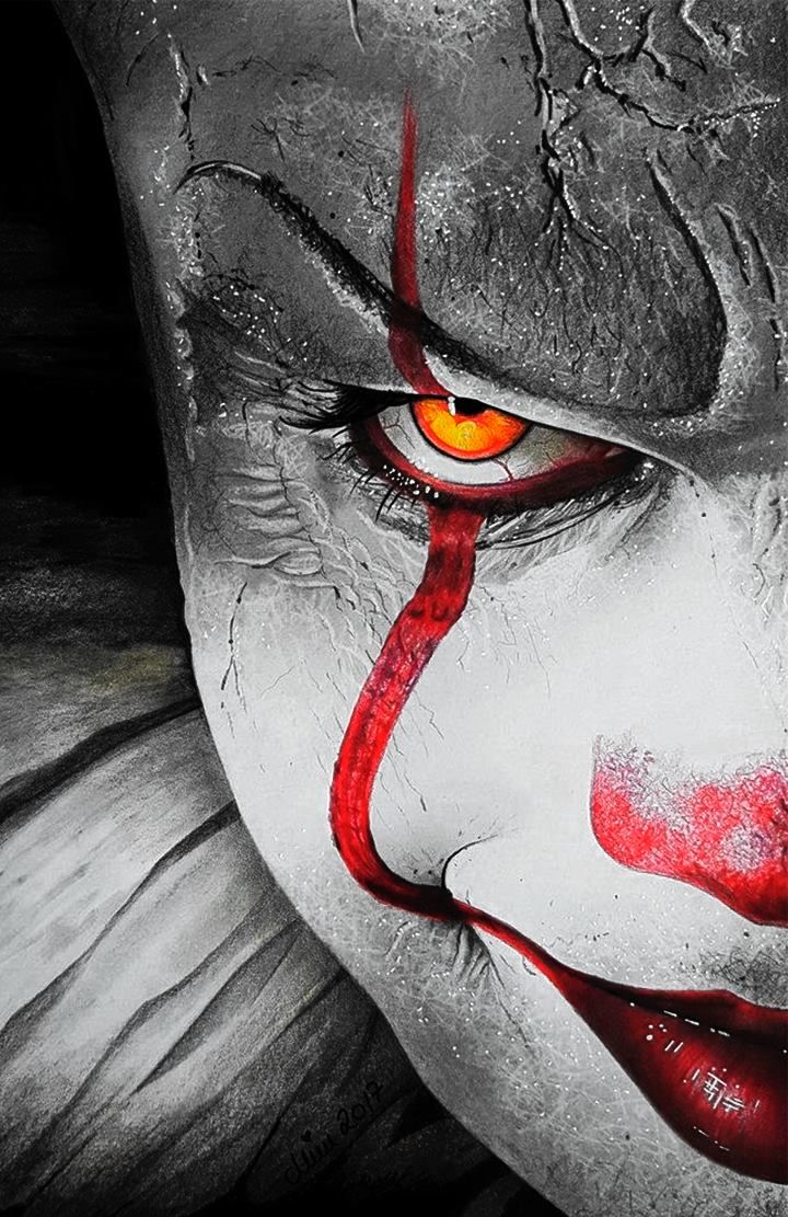 pennywise ballons iPhone X Wallpapers Free Download
