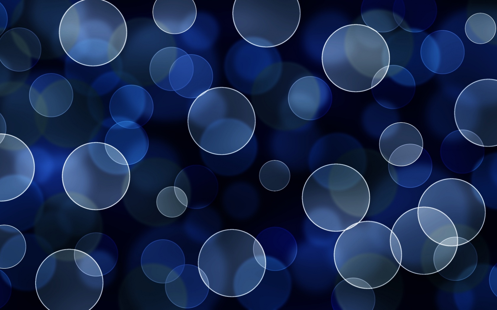 Blue Bubbles Wallpaper For
