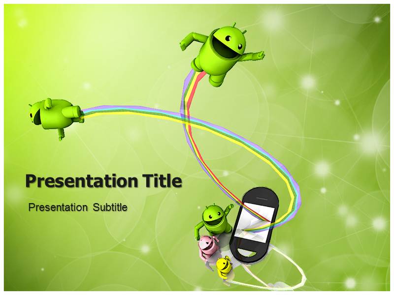 Presentation On Android Template Ppt Background