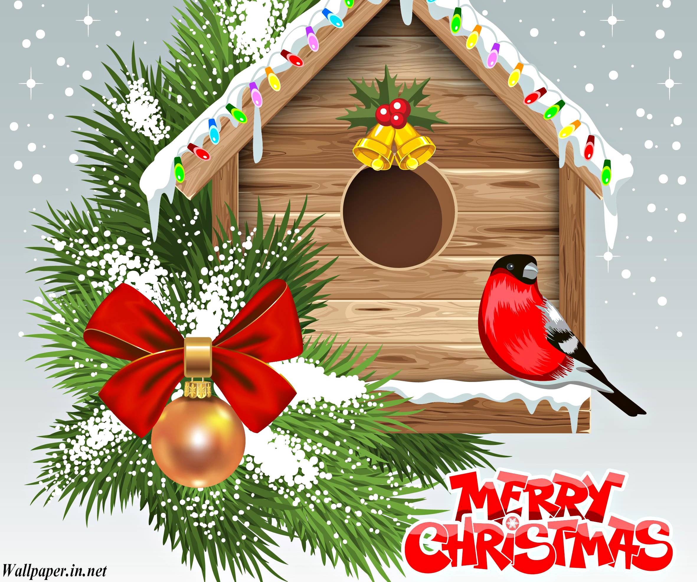 Christmas And Happy New Year HD Wallpaper