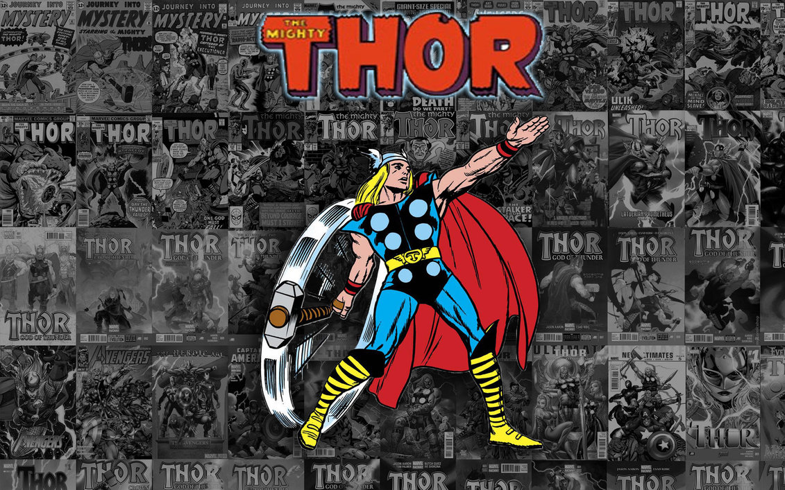 The Mighty Thor Vintage Wallpaper By Sorandompokemonstuff