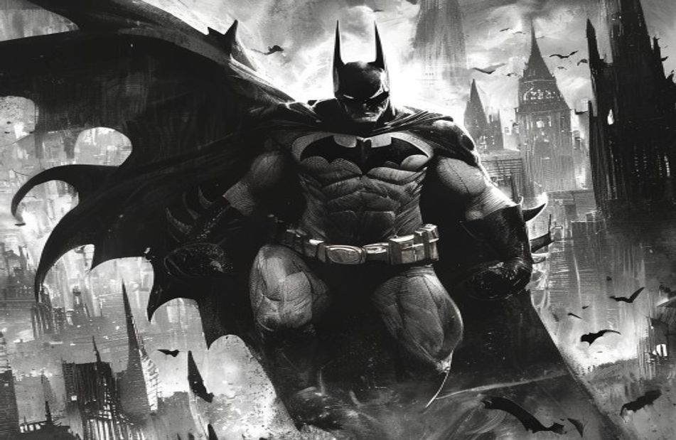 Black And White Batman Wallpaper