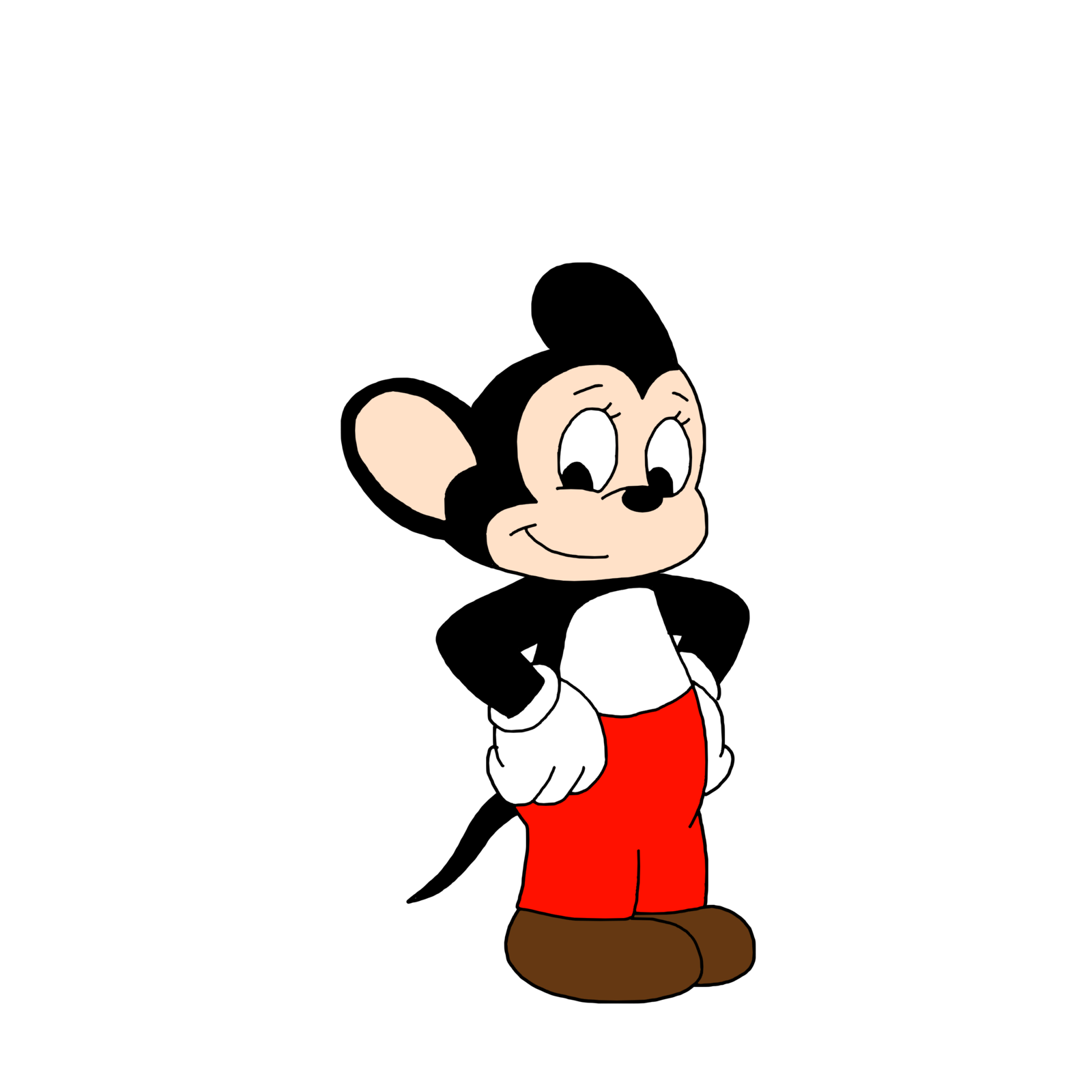 Mighty Mouse As Normal By Marcospower1996