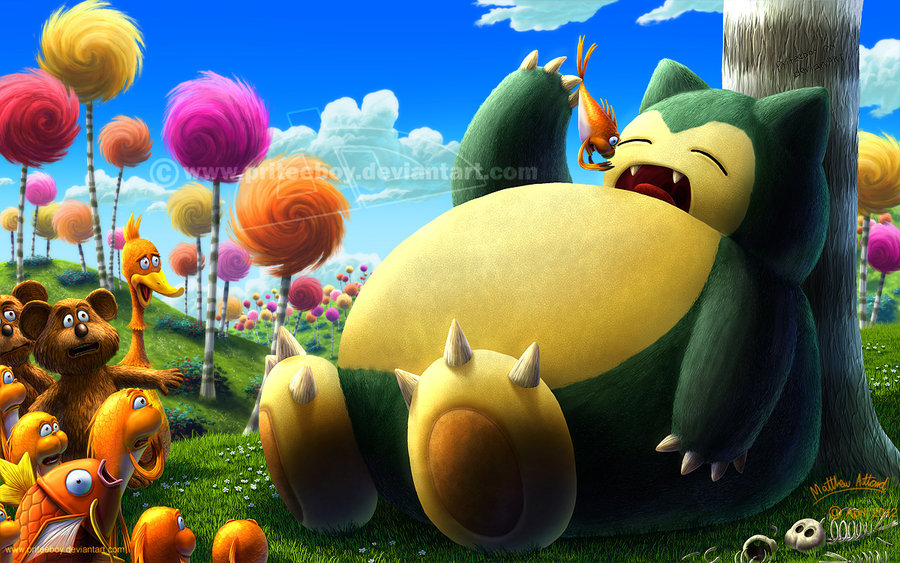 Cute Snorlax Wallpaper The By Priteeboy
