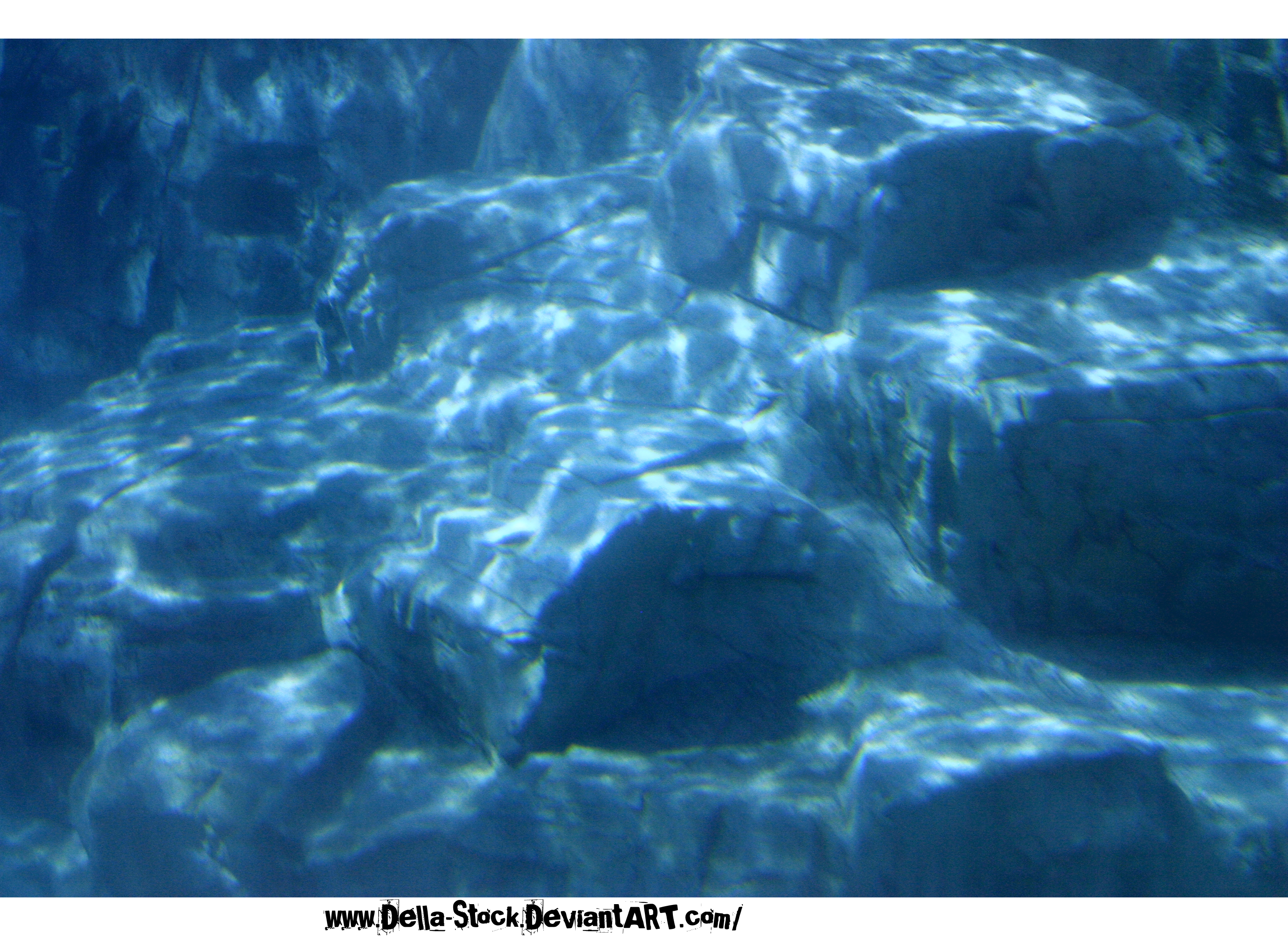 Ocean Floor Background Under The Sea