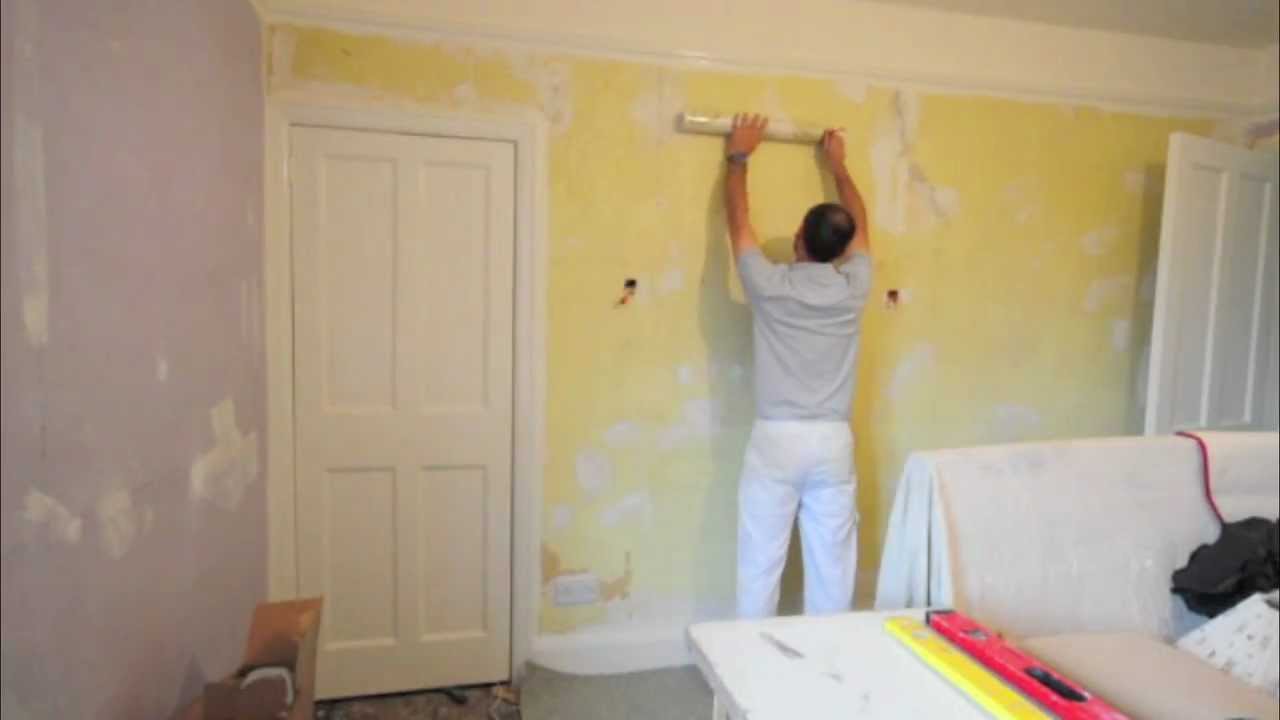 Hanging wallpaper   paste the wall